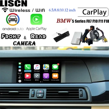 

Wireless Carplay For BMW 5 Series F07 F10 F11 F18 2010-2020 Rear Front camera Original screen adapter Interface Android carlif