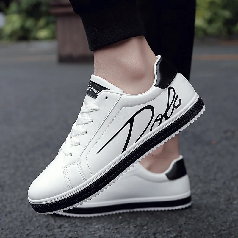 LISM Men Casual Shoes Fashion Sneaker Oxford Pu Leather Mixed Color 2020 Autumn Spring New Walking Lace-up Low-cut | Обувь