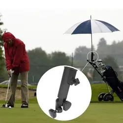 Регулируемый держатель зонта для гольфа, тележка для гольфа, стойка для зонта, аксессуар для гольфа, подходит для обычной тележки, имеет
