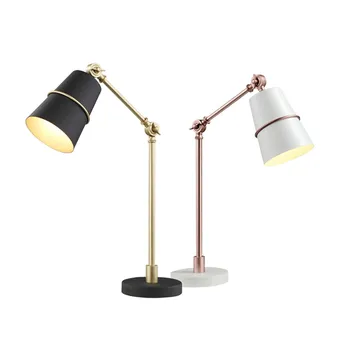 

Modern Led Desk Lamps Girl Bedroom Deco White Metal Table Lamp for Living Room Bedside Beds Study Lamps Luminaria Light Fixtures