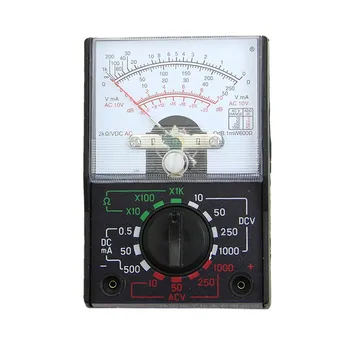 

200pcs MF-110A MINI Electric AC/DC OHM Voltmeter Ammeter Multimeters 1K Resistance Analog kitchen Tool