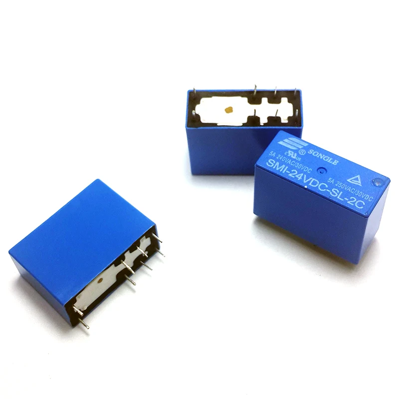 8 Pin 24V DC герметичное реле 5A Songle 2 группы NO и NC|Реле| |