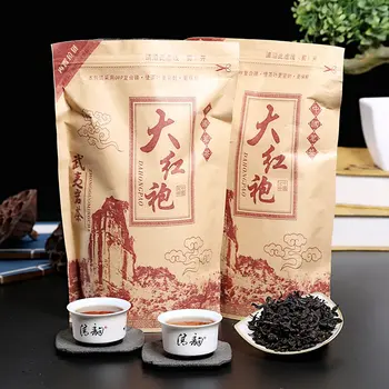 

Chinese Da-Hong- Pao Tea Big Red Robe Oolong Tea the Original Green Food Wuyi Rougui Tea For Health Care Lose Weight 500g