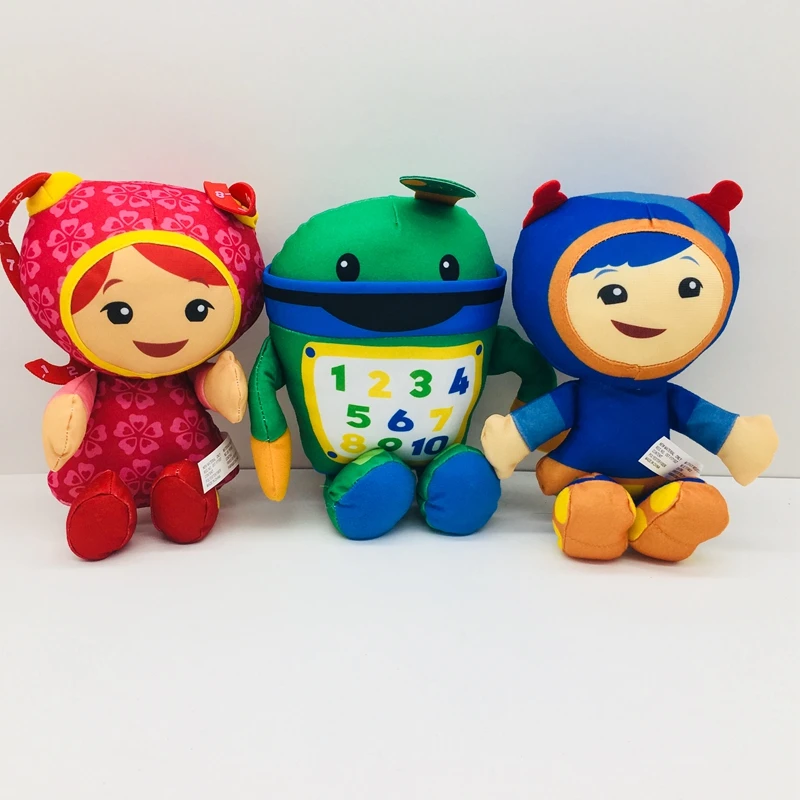 

3pcs/set Team Umizoomi Milli Botg Geo Stuffed Animal Plush Doll, Kids Christmas Gift Toy