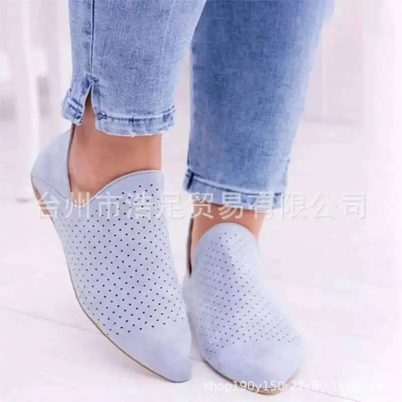 

Europe And America Spring Summer Influx New Style Sandals Shoes Laser Hollow out Large Size WOMEN'S Shoes Low Heel Sandals