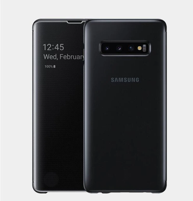 Чехол для телефона samsung Mirro Clear View, чехол для samsung GALAXY S10 S10E G9700 S10+ S10Plus, тонкий флип-чехол