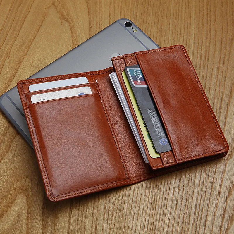 Мужская визитница LANSPACE из итальянской кожи высокое качество модные кошельки для