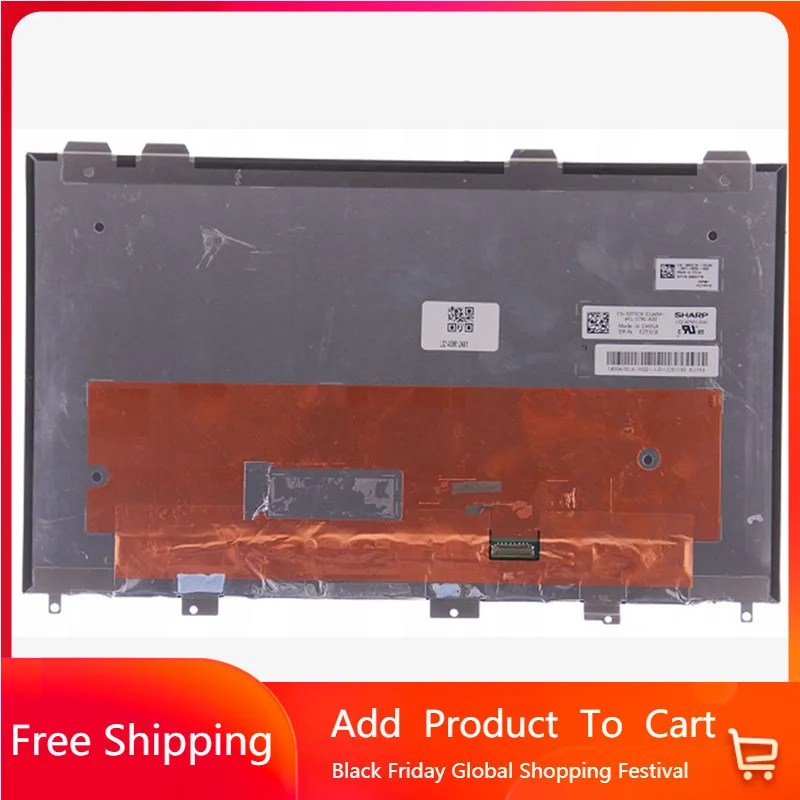 Schermo Per Laptop Da 14 Pollici For For Per Dell Inspirion 7400 7490 Laptop Dp/N 02T3C8 Lcd Led Touchscreen Digitizer Panel