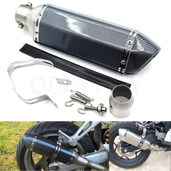 

for 38-51mm Motorcycle Exhaust Muffler Pipe Scooter Dirt Pit Bike Tube For YAMAHA MT-07/FZ-07 FJ-09 MT-09/SR/FZ-09 FZ1 FAZER