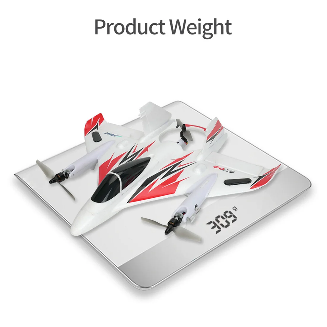 HOBBYINRC M02 2,4G 6-Axis Gyro бесщеточный двигатель Vereticl полет трюк самолет дистанционного Управление крыла самолета-красный