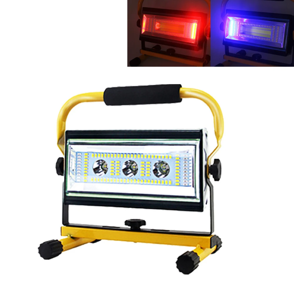 

LED Portable Spotlight Searchlight Camping Light Rechargeable Handheld Work Light Power By 18650 Portable Lantern