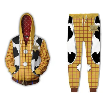 

Toy Story Sherif Woody Hoodies Jackets Cosplay Costumes 3D printing Men women kids Boy Sports Suit