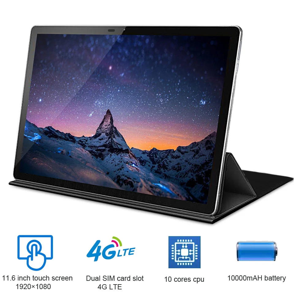 BMXC Orginal new 11.6 inch 2 in 1 Tablet Android 4G LTE MTK6796 10 cores Tablet for Drawing 256GB R