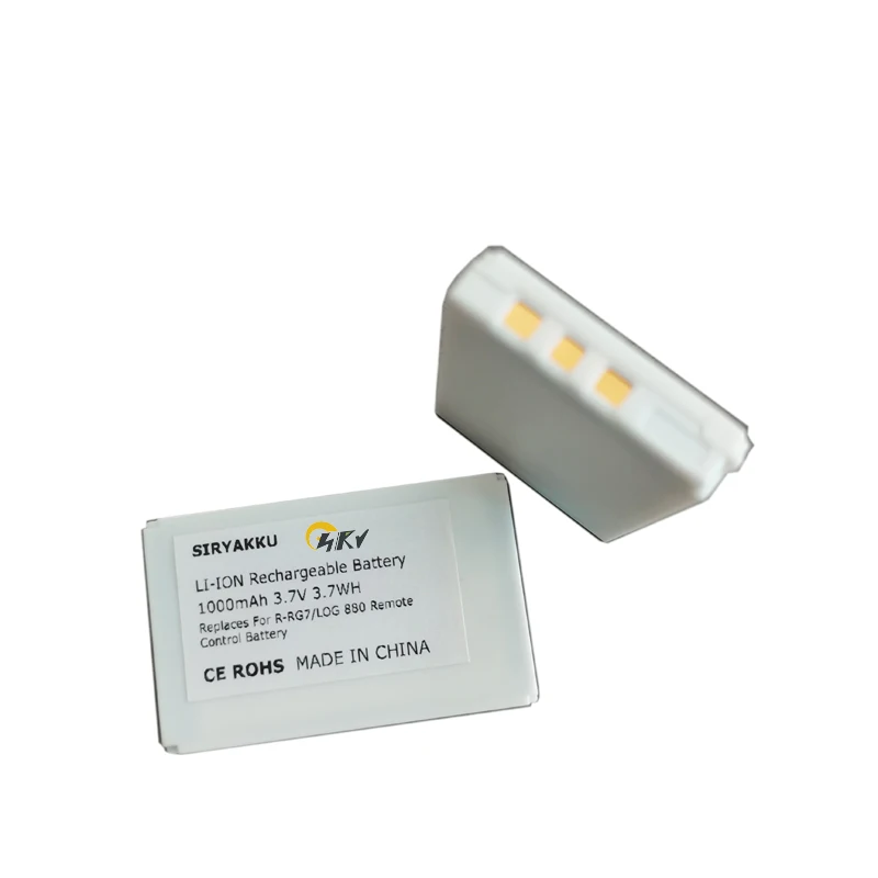 

Аккумулятор R-IG7 1000 мАч, перезаряжаемый литий-ионный аккумулятор для LOH880 Logitech Harmony One 900 720 850 880 885 Pro H880