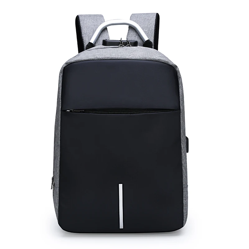 

Kmuysl new men's backpack business backpack computer backpack Oxford fabric trend anti-theft waterproof flash strip