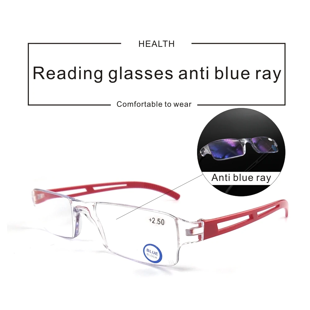 Очки для чтения женщин с защитой от синего света без оправы|Женские очки чтения| |