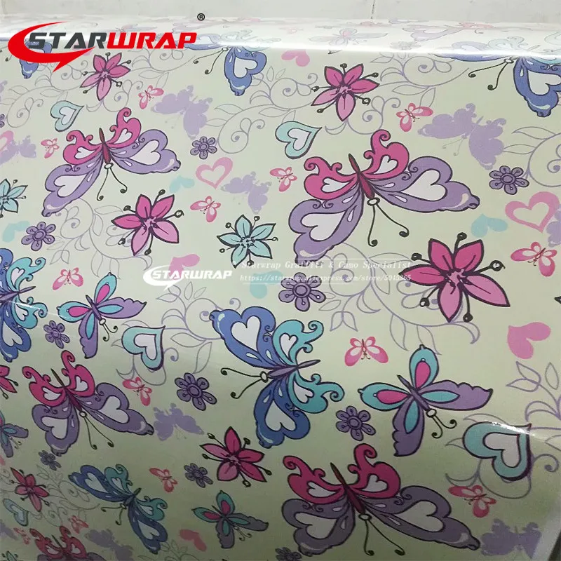 Звезда обертывание бабочка Винил стикер на машине DIY Граффити стикер бомба обертывание автомобиля стикер s аксессуары для мотоциклов полный автомобиль наклейки