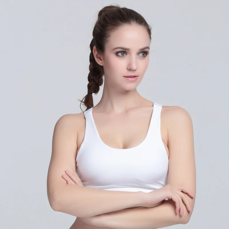 Взрывы в сексуальный v-образный ударопрочный Быстросохнущий Спортивный бюстгальтер женский жилет для фитнеса