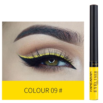 Sexy Matte Eyeliner Color Women Eyes Makeup Pen Waterproof Eye Liner Colorful Eye Liner for Party Eyeshadow Cosmetics Eyeliner - Цвет: color 9