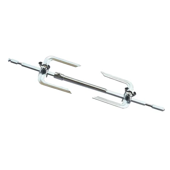 

Telescopic BBQ Sticks Skewer Spin Roasting Fork Rotate Grill Meat Brochettes