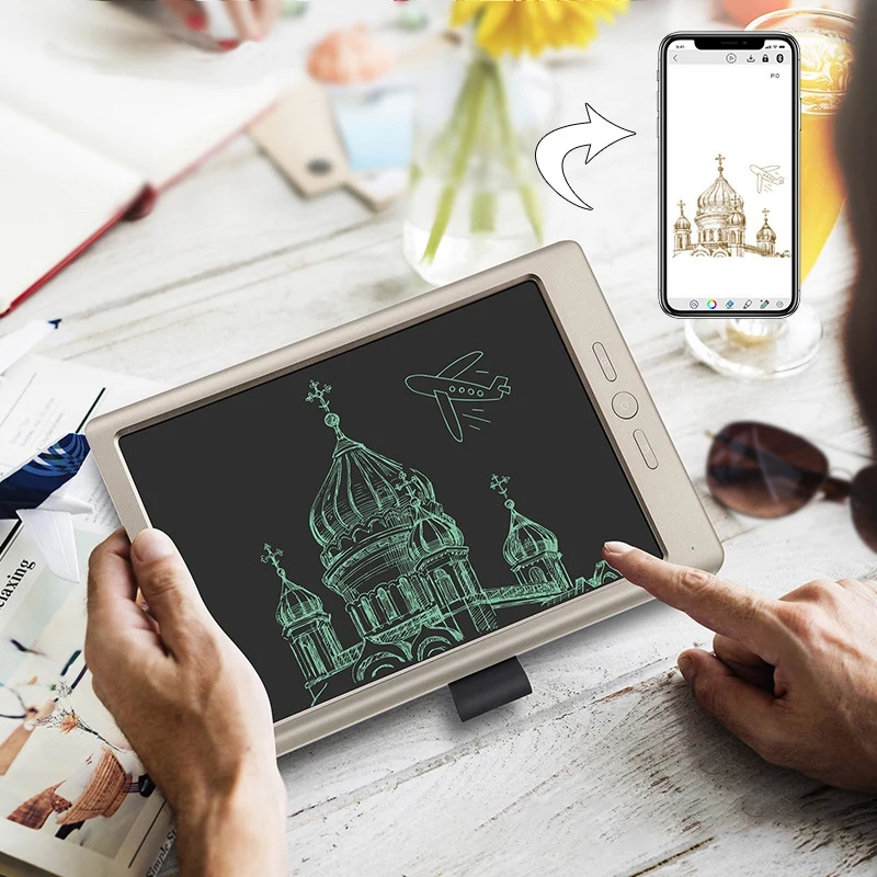 10 дюймов изображение планшет для рисования Bluetooth Облачное хранилище графический планшет совместим с IOS и Android телефон на базе Windows 10/8/7/vista и Mac Os