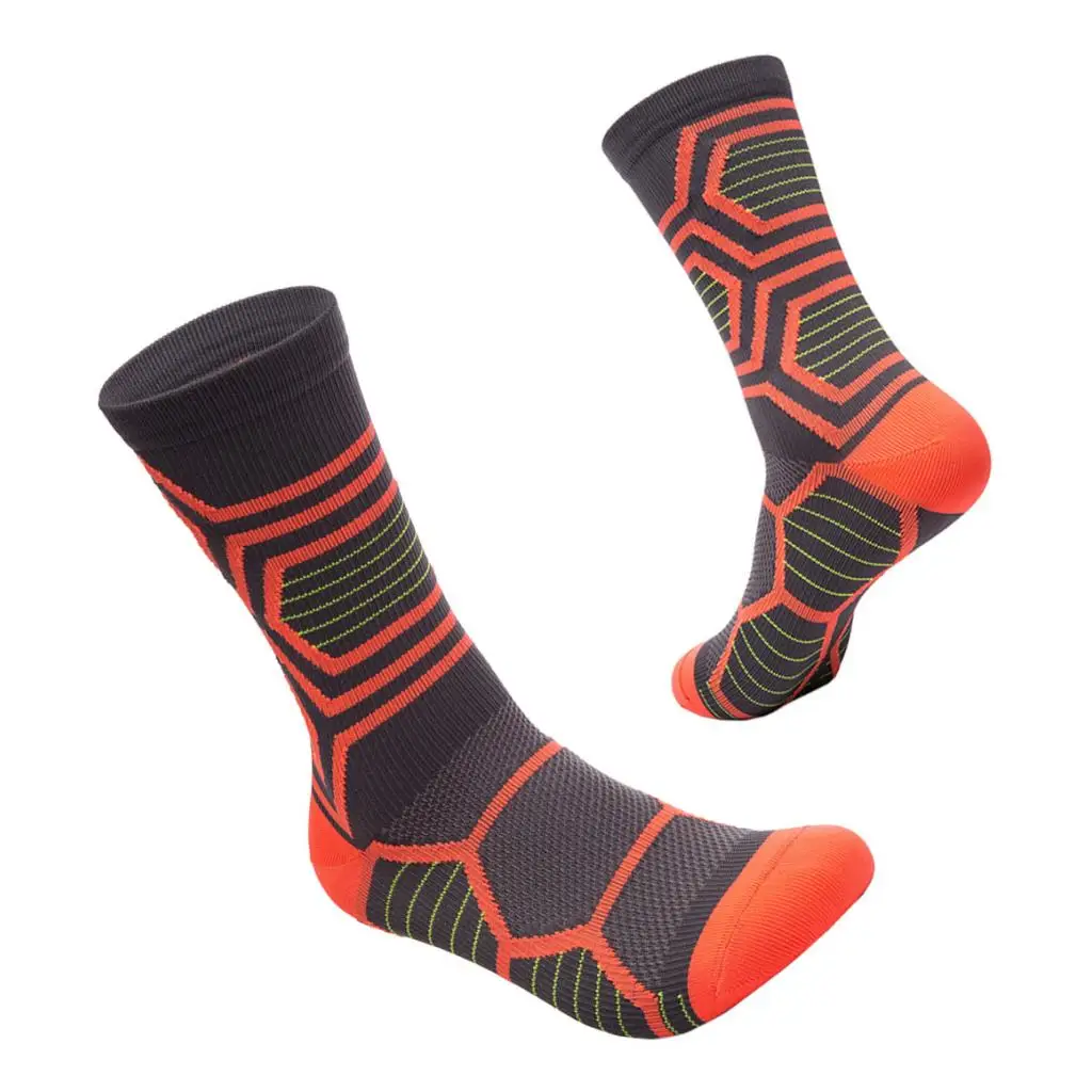 3 Pair Cotton Mid-Calf Socks Compression Socks Moisture Wicking Hiking Sport Socks for Outdoor Sport Snowboarding