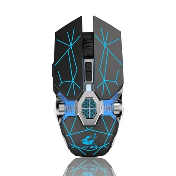 

X13 Wireless Gaming Mouse Rechargeable Gaming Mouse Silent Ergonomic 6 Keys Backlit 2400 DPI mouse for Laptop Computer Pro Gamer