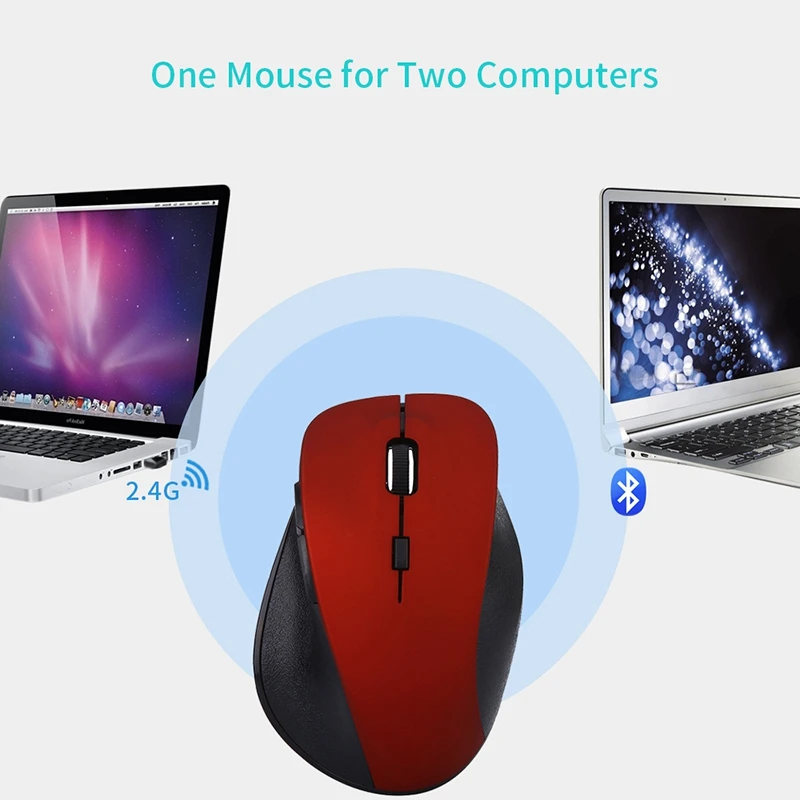 Bluetooth 4,0 и 2,4G Двухрежимная Беспроводная игровая мышь для ПК, Mac, ноутбука, планшета на Android