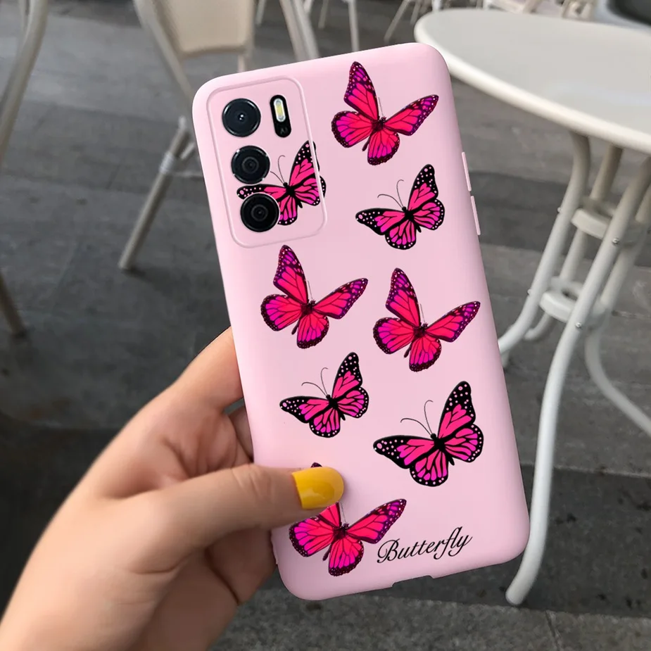 cases for oppo cases For Oppo A16 A16s Case CPH2269 Soft Silicone Stylish Candy Painted Cover For Oppo A16 OppoA16 S A54s Case Oppo A 16 s Coque Capa cases for oppo cases