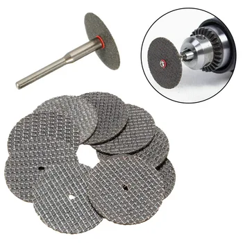 

25pcs/Set 32mm Cutting Disc Cut-off Wheel + 3.0mm Connecting Rods For Rotary Tools Electric Metal Wood Cutting Tool