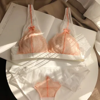 

French lace bra set lingerie sexy lingerie set ultra-thin new bra