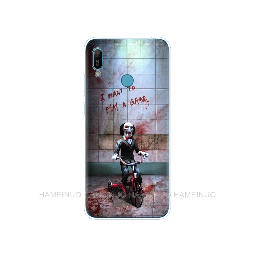 80714 Силиконовый чехол для телефона huawei Y5 Y6 Y7 Y9 PRO PRIME honor 8s 8a 20 LITE PRO 10i view 20 V20 coque The Clown Horror IT - Цвет: 80714