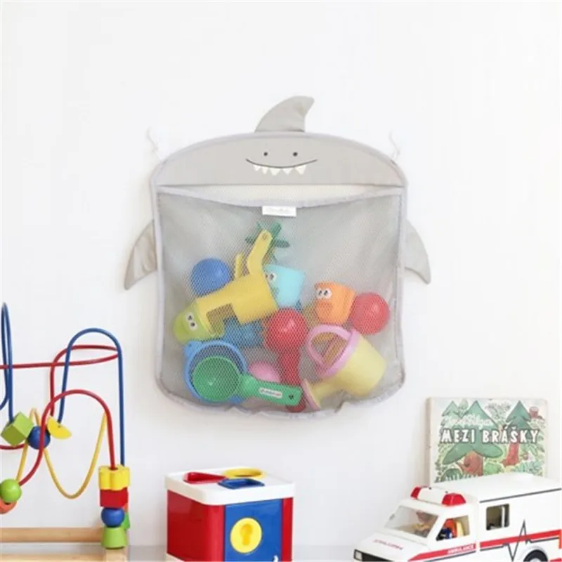 Bolsa roja de baño para bebés de 40x35 CM, bolsa de succión de almacenamiento, red colgante plegable, organizador de juguetes para ducha de baño, bolsa impermeable, 1 Uds.
