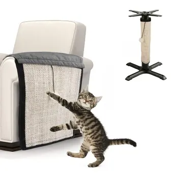 

Couch Cat Scratch Guards Mat Furniture Protect Cat Kitten Scratch Board Pad Sisal Scratcher Mat Claws Care Cat Toy Sofa Protect