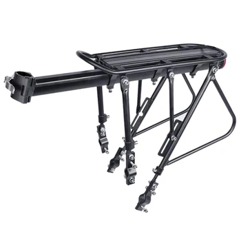 

Quality Heavy Duty Bicycle Luggage Carrier Rear Cargo Rack Seatpost Bag Holder Stand for 24-29 Inch Bikes Semi-Demolition