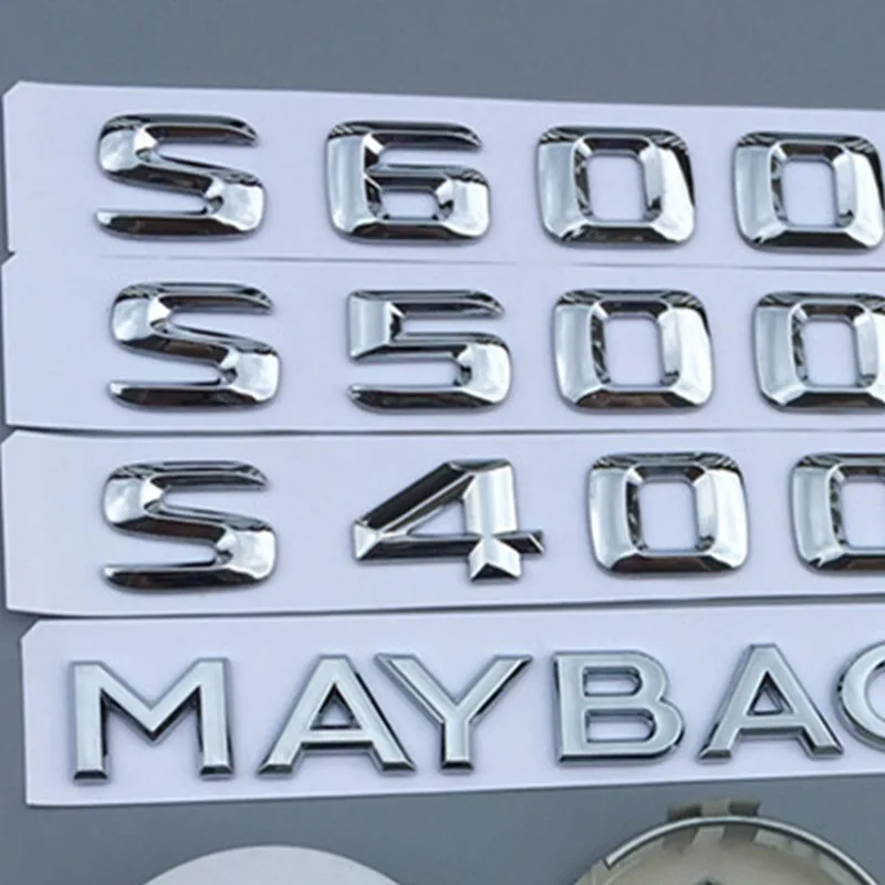 Хромированная Эмблема для Maybach капюшон лежал стенд логотип S500 S600 V12 сторона крыло