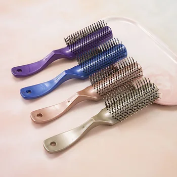 

Massage Hair Brush Blowing Modeling for High-temperature Resistant Anti-static Comb Top Grade Boutique Hairdressing Comb