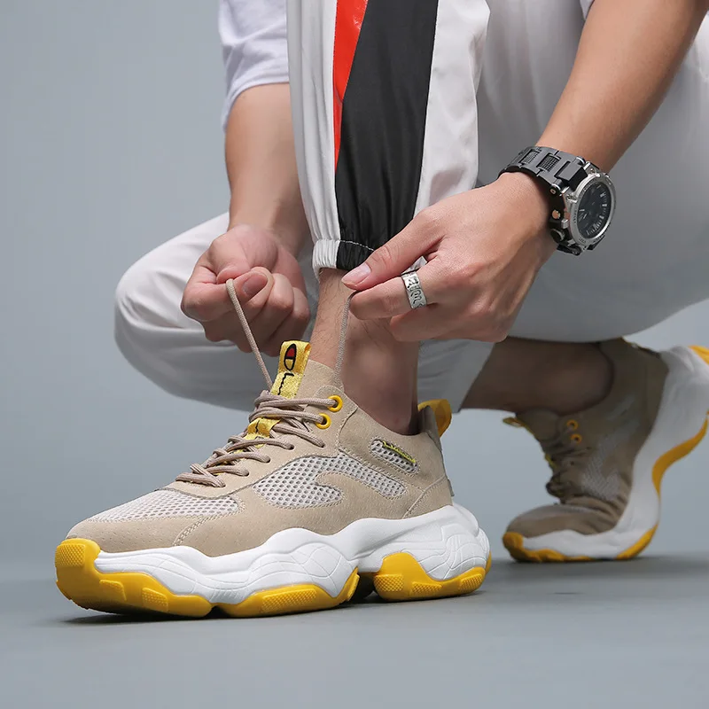 

Autumn Sports Men's Shoes 2019 New Korean Trend Sports Network Red Students Old Shoes Men's Tide Shoes Mens Sneakers Casual