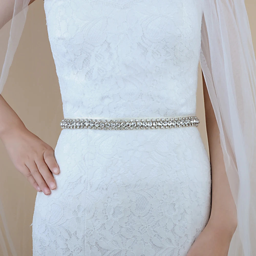 TRiXY S42 Свадебные ремни с кристаллами, стразы, пояс для свадебного платья, свадебные аксессуары, лента для невесты