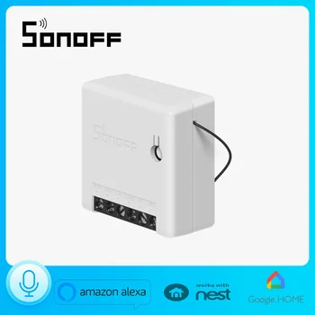 

1gang 2way Sonoff MINI DIY Smart Switch Small Ewelink Remote Control Wifi Switch Support An External Work with Alexa Google Home