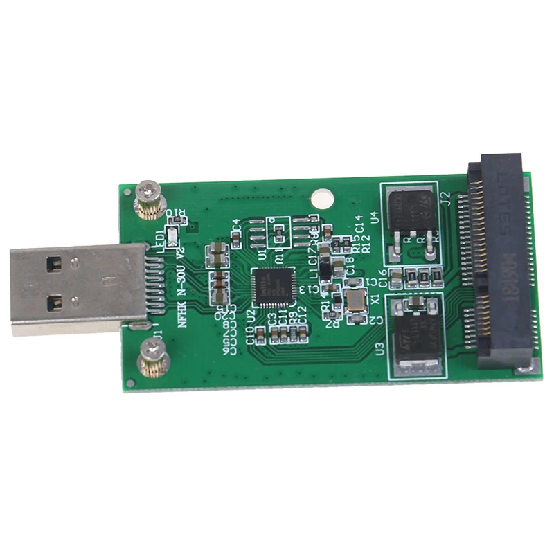 Mini USB 3 0 для PCIE mSATA внешняя карта адаптера SSD PCBA|Компьютерные кабели и разъемы| |