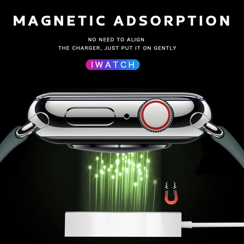 smart band watch charger Portable Wireless Charger for IWatch 6 SE 5 4 Magnetic Charging Dock Station USB Charger Cable for Apple Watch Series 3 2 1 charger smart bracelet