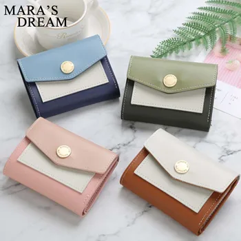 

2020 Leather Small Wallet Women Luxury Brand Famous Mini Women Wallets Purses Female Short Coin Zipper Purse Credit Card Holder