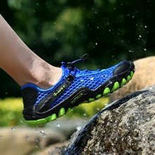Дышащая Спортивная обувь унисекс из сетчатого материала; Мужская обувь для рыбалки и плавания; пляжная обувь; быстросохнущая обувь для пеших прогулок; обувь для путешествий; спортивные женские кроссовки