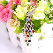 Красочные Павлин Стразы Для женщин уникальный браслет дамские свадебные браслет GT