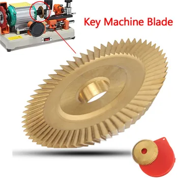 

Doersupp 60*7.3*12.7mm Locksmith Blade Cutter Key Machine Disc Blade Cutting Tool For All Horizontal Key Machine Disk Cutter