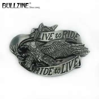

The Bullzine Eagle belt buckle with red enamel with pewter finish FP-02232 suitable for 4cm width belt