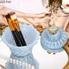 Blue Relief Glass Storage Jars and Lids Dressing Table Jewelry Boxes  Cosmetic Jar Desk Decor Multiple Styles Crystal Candy Pots 2