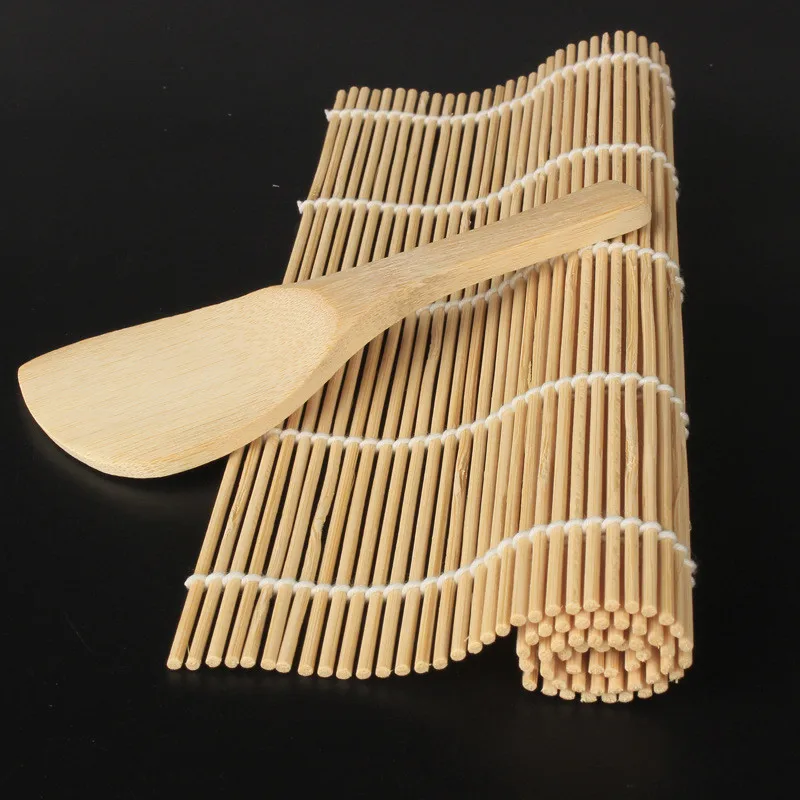 DIY приспособление для суши бамбуковая занавеска для лапши рисовый шар Куриный Рулет рисовая ложка-распределитель кухня готовка японский инструмент для изготовления суши
