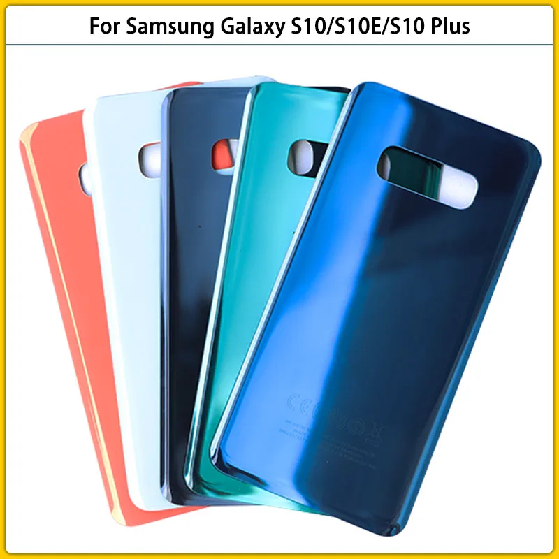 10 шт. новый задний корпус S10 для Samsung Galaxy S10/S10E/S10 Plus G973 G975 Стеклянная Крышка